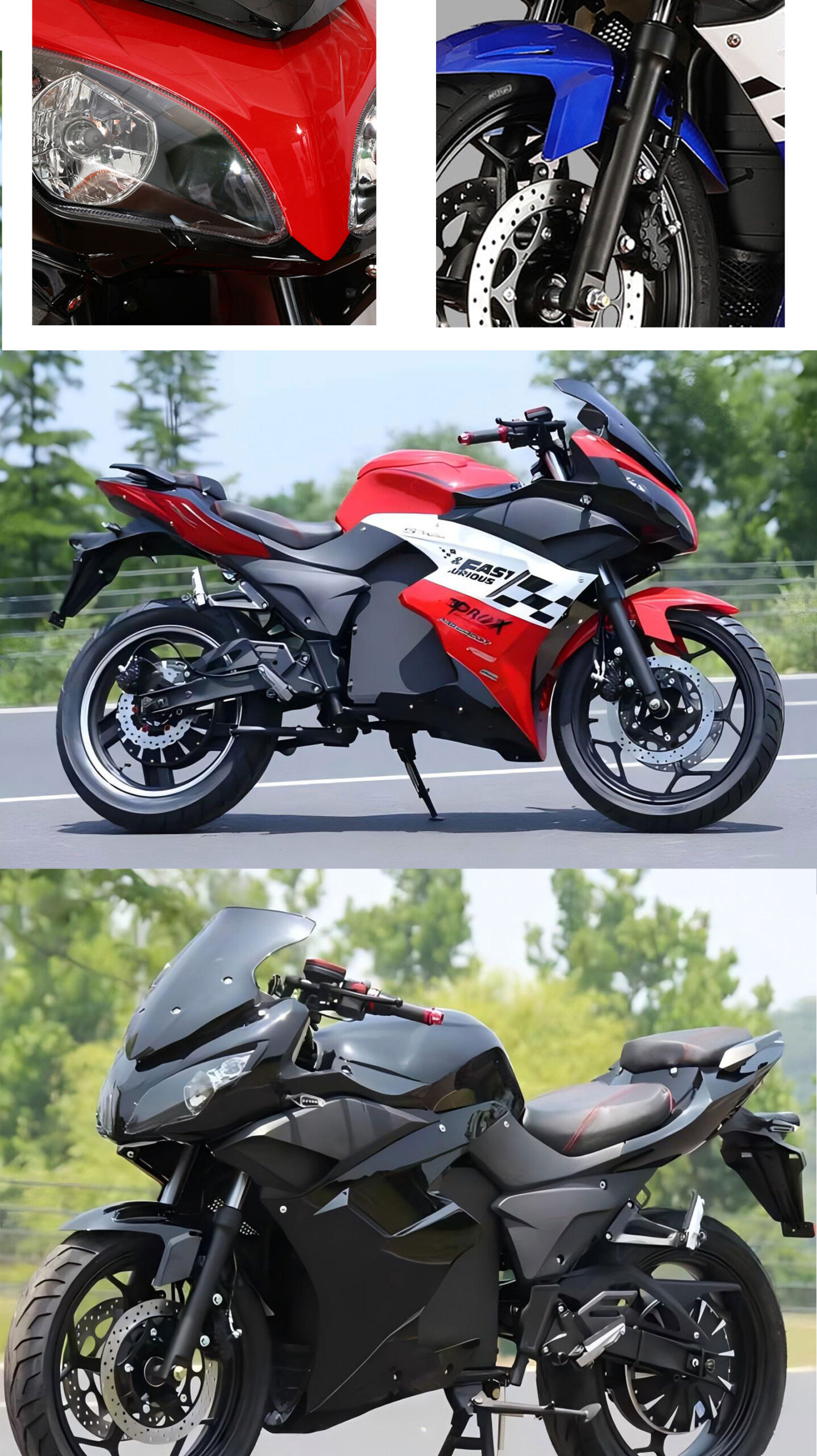 S-DPX electric motorcycle disc brake and alloy wheel detail